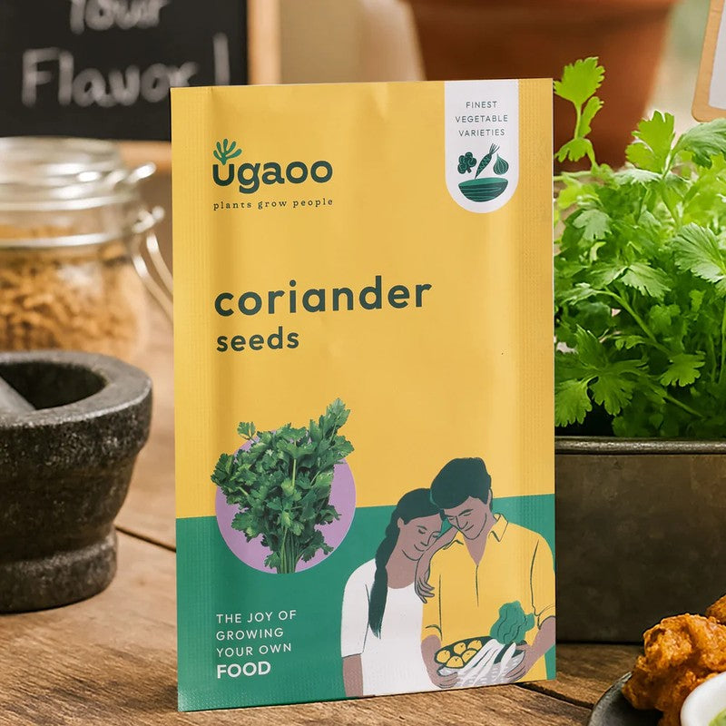 Ugaoo Veges Seeds (Coriander, Spinach, Green Chilli) - Set Of Three media 5