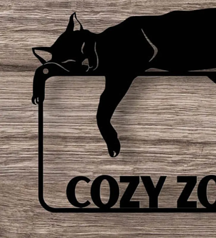 Cozy Zone Cat Nap  Mild Steel Wall Accent media 4