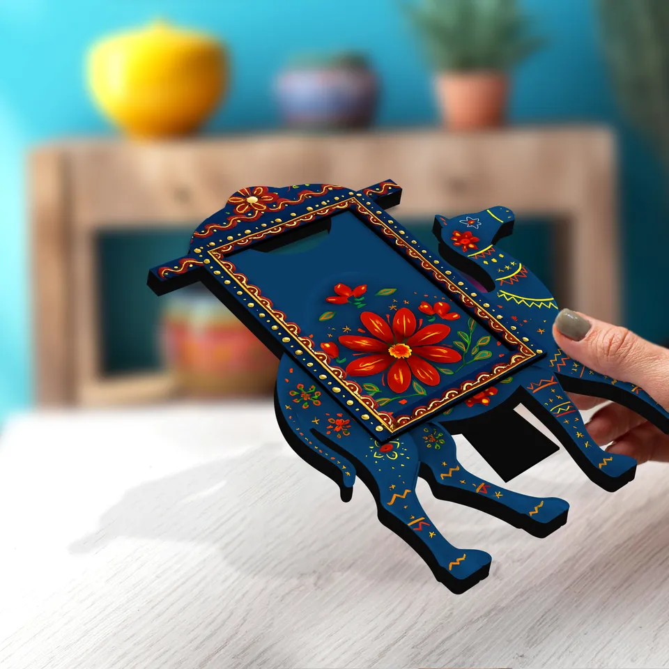 CamelBlue MDF Photo Frame - Blue media 3