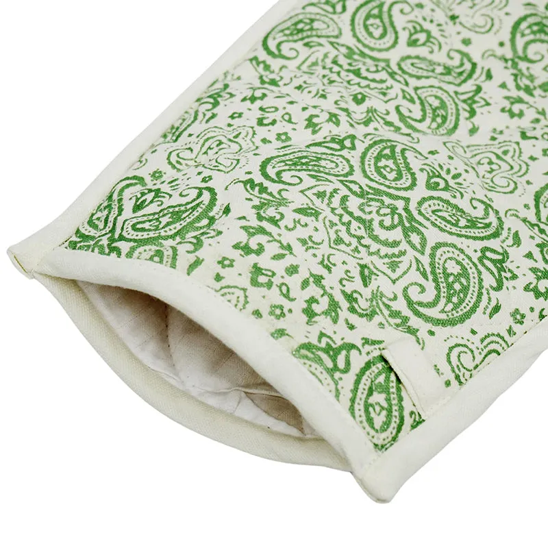 Swayam Tapsi Kitchen Gloves (Green) - Set Of Two media 7