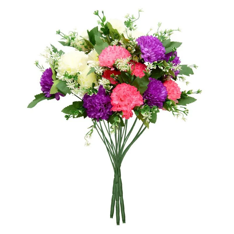 Velvet Petals Real Touch Artificial Flowers - Set Of Three media 4