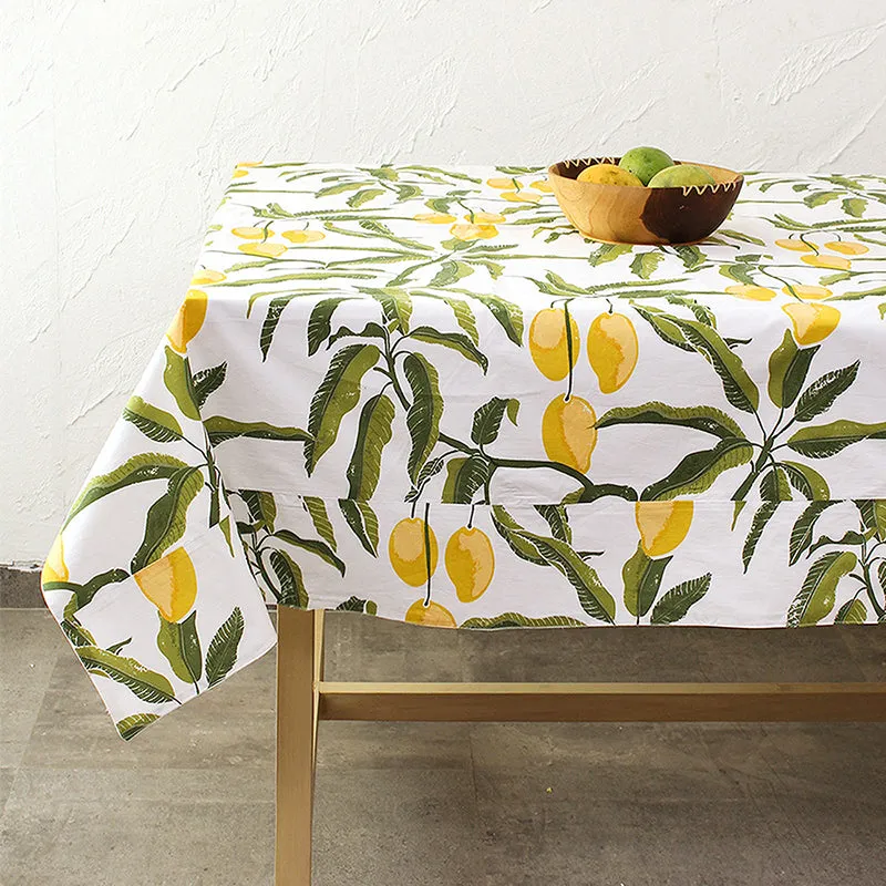 Orchard Cotton Table Cover - Yellow media 3