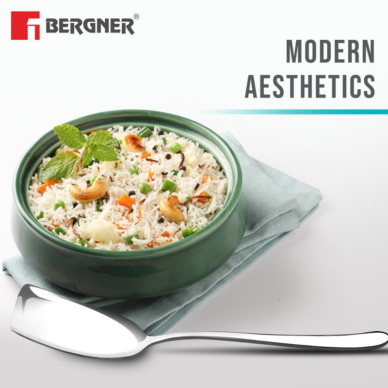Baguette Stainless Steel Serving Spoon - 26 CM media 8