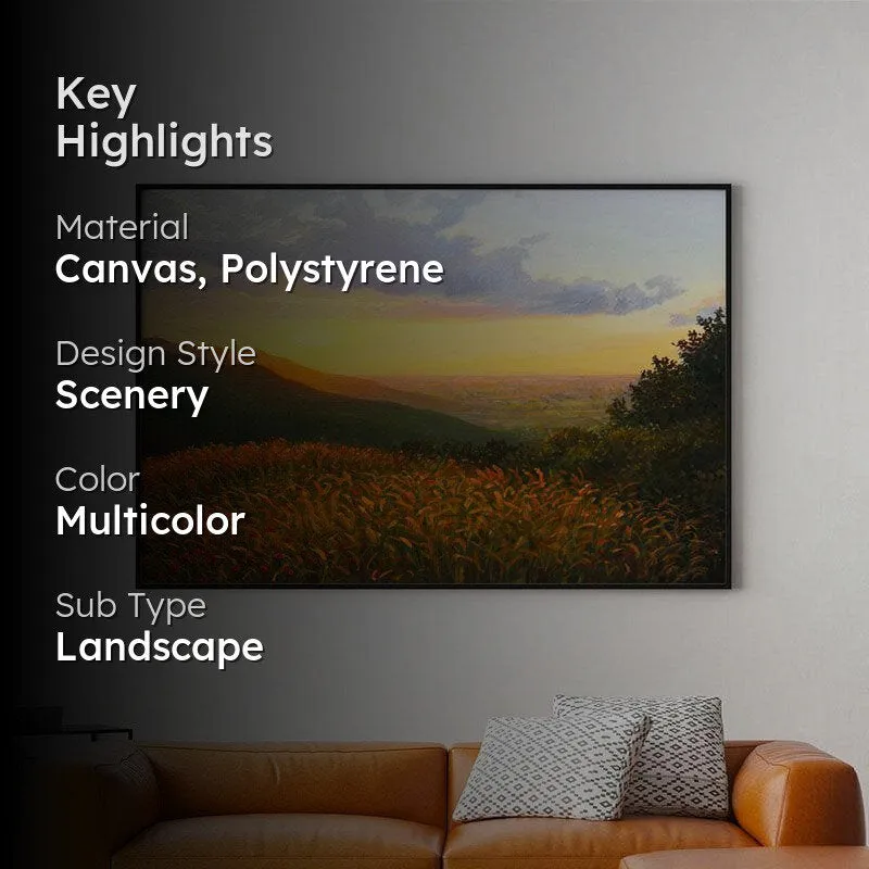 Colors of the Light Canvas Wall Painting - Black Frame media 2