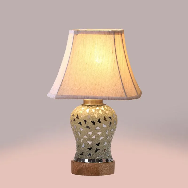Liora Square Wooden Table Lamp - Multicolor media 5