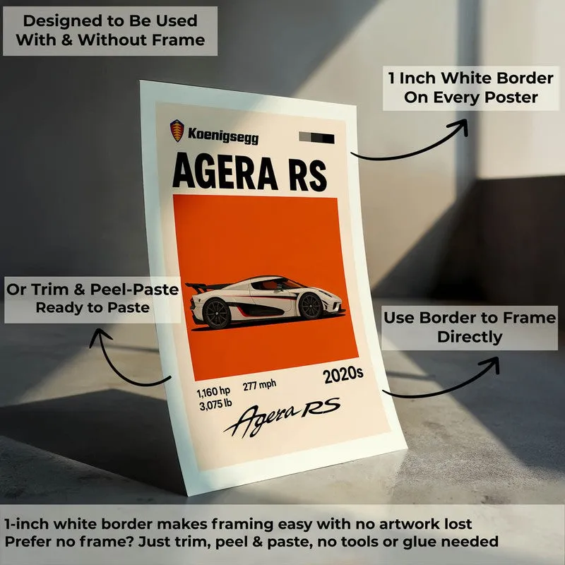 Agera RS Performance Wall Poster media 8