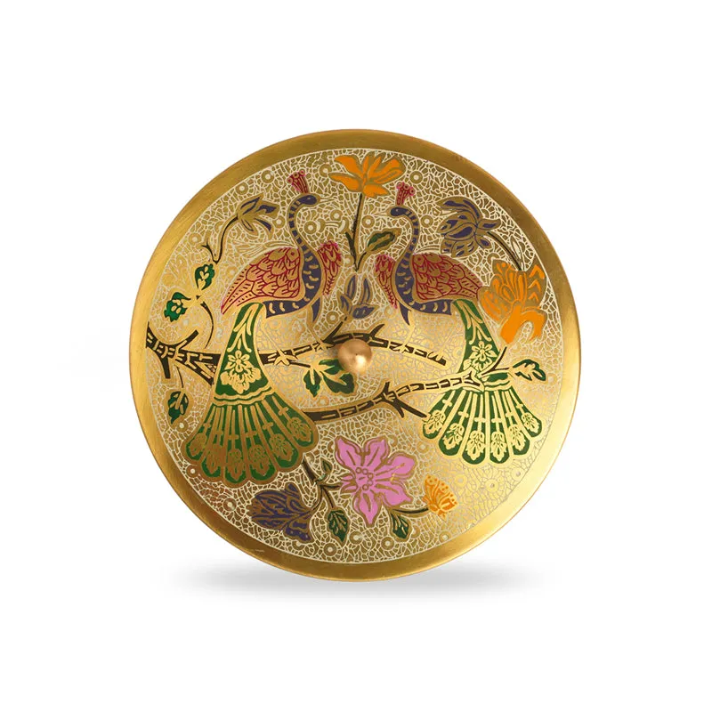 Shahi Morni Hand-Etched Brass Masala Box - 110 ML media 4