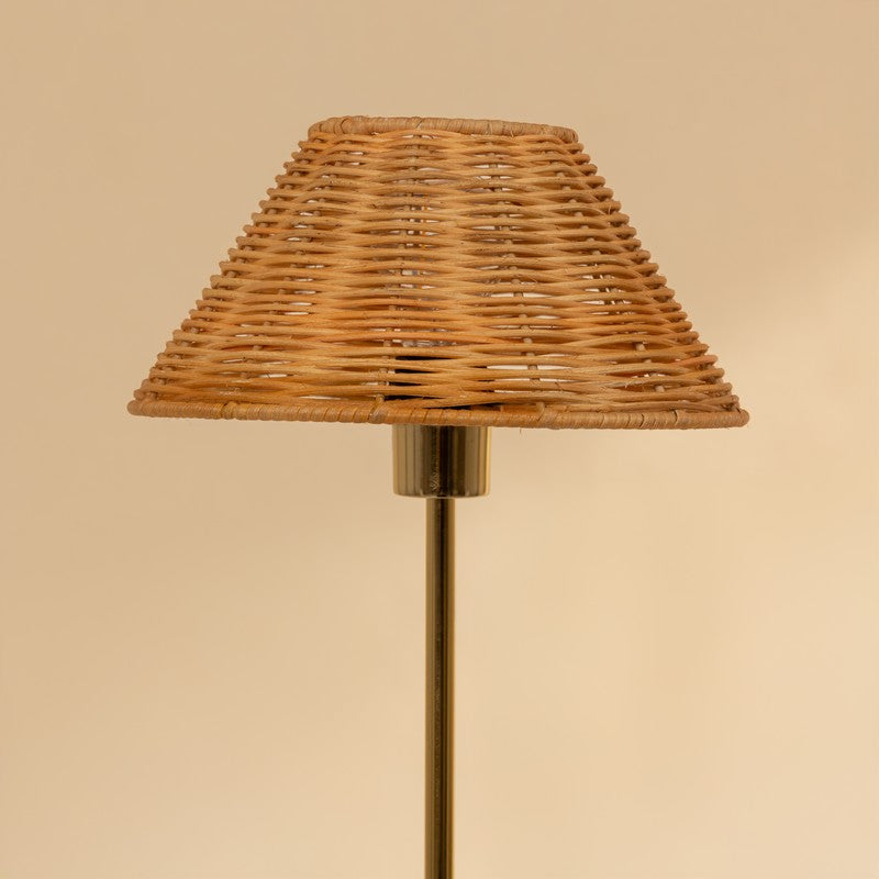Fig Living Natural Cane Lamp - Beige,Gold media 13