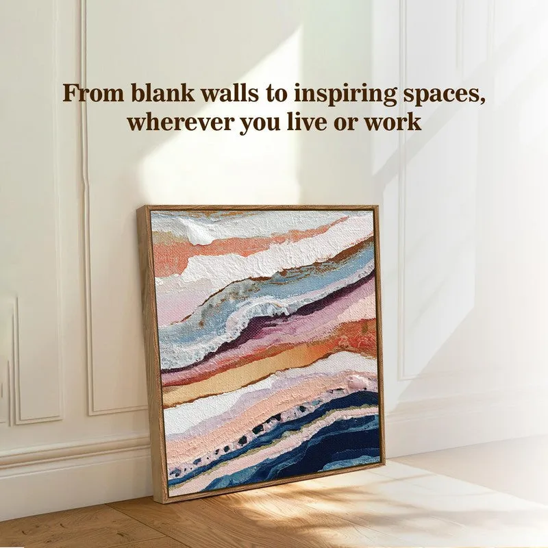 Dreamy Horizon Canvas Wall Art With Frame media 7