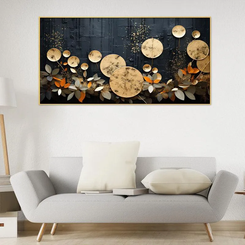 Ravenna Abstract Wall Painting With Frame media 3