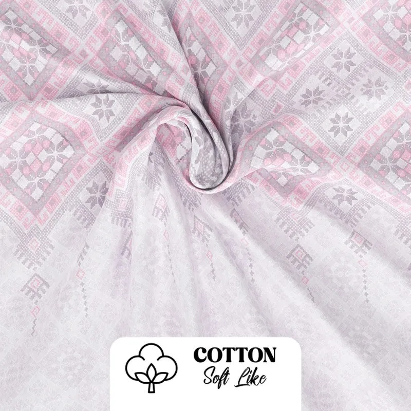 Arlyn Bedsheet (Pink) - 115 GSM media 6