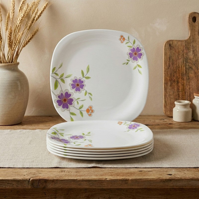 Daffodils Melamine Dinner Plates - Set of Six