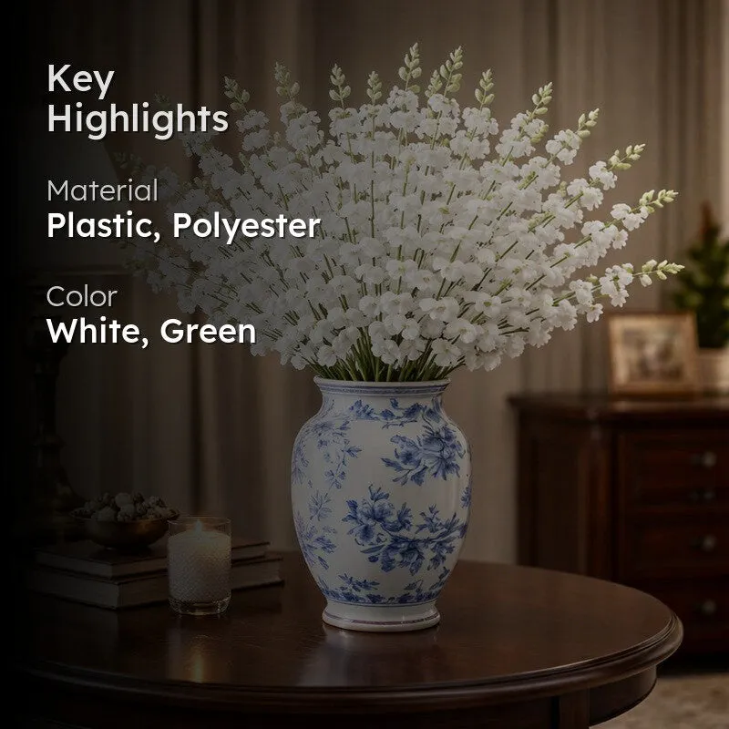Lysara Artificial Flower (White) - Set Of Four media 2