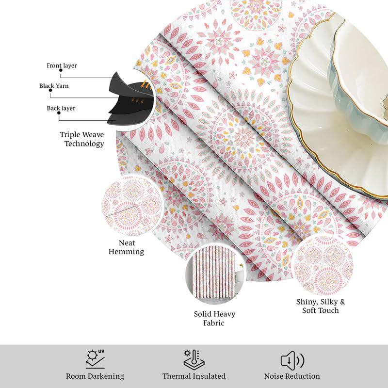 Mandala Triple Pinch Pleat Short Width Curtain media 7