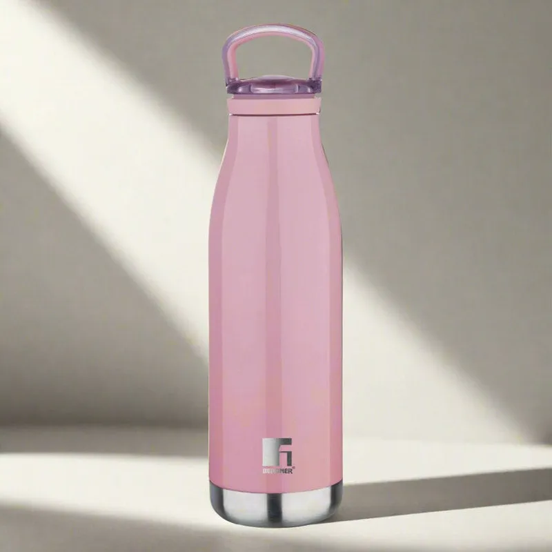 Bergner Walking Belle Blossom Thermosteel Hot And Cold Flask (Pink) - 500 mL media 6