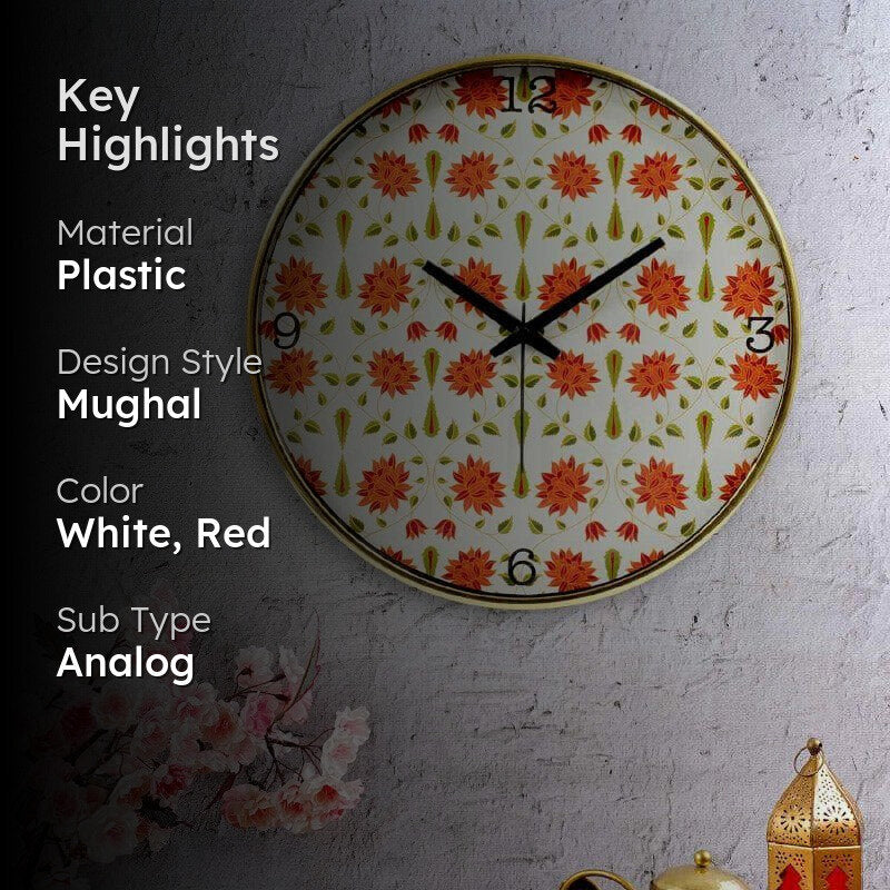 Bloom Blast Wall Clock media 2