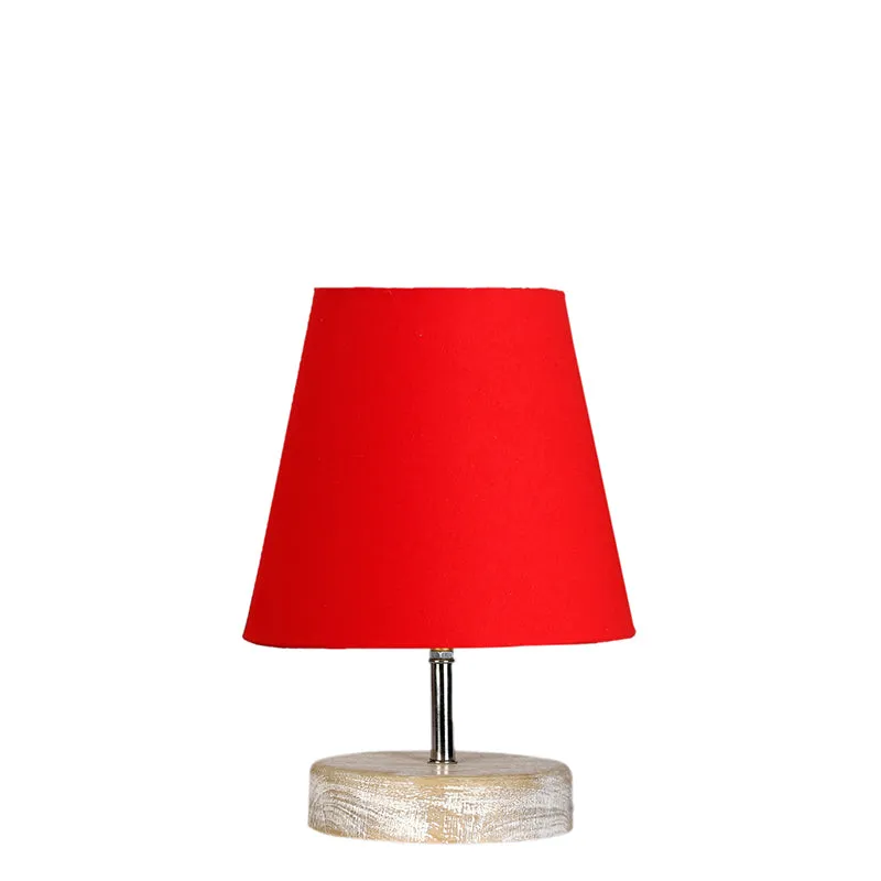 Renvo Fabric Table Lamp - Red,Brown media 4