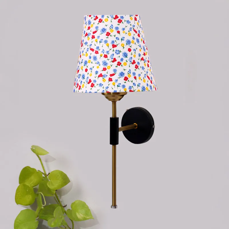 Beryll Tiny Fleur Steel & Cotton Wall Lamp media 3