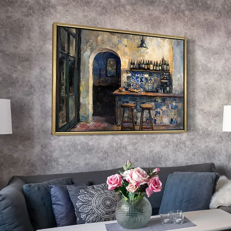 Glinting Canvas Wall Painting With Frame media 6