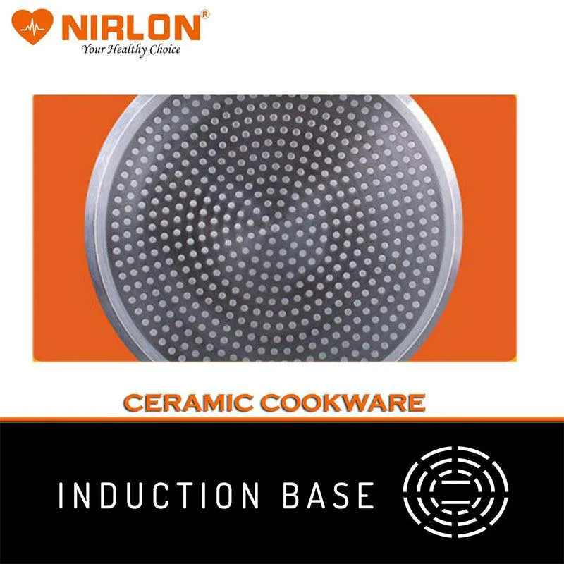 Nirlon Ceramic Coating Saucepan With Lid - 2200 ML/7 Inches media 5