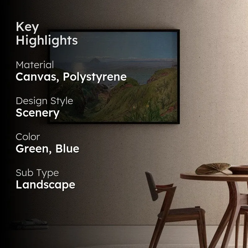 A Bright Day Canvas Wall Painting - Black Frame media 2