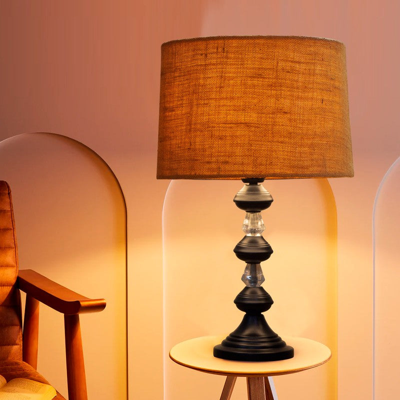 GraceFlare Metal Table Lamp - Brown