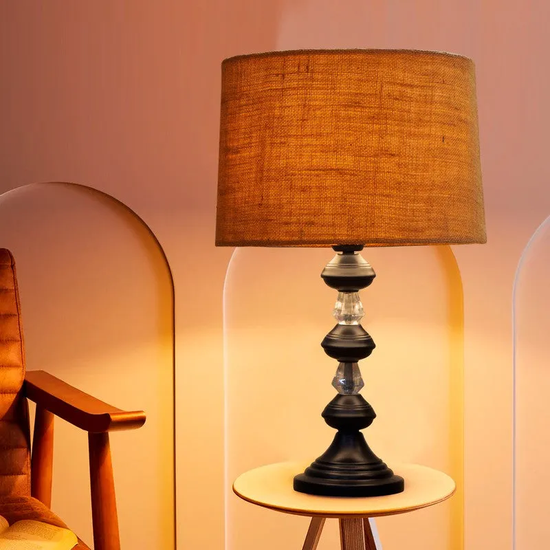 GraceFlare Metal Table Lamp - Brown media 1