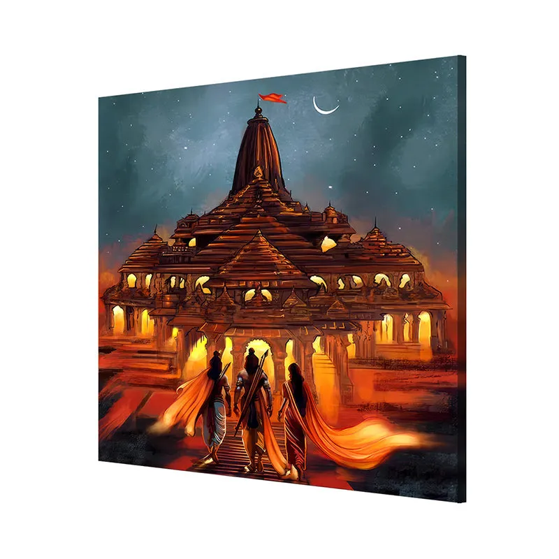 Rama Rajya Vision Wall Painting media 5