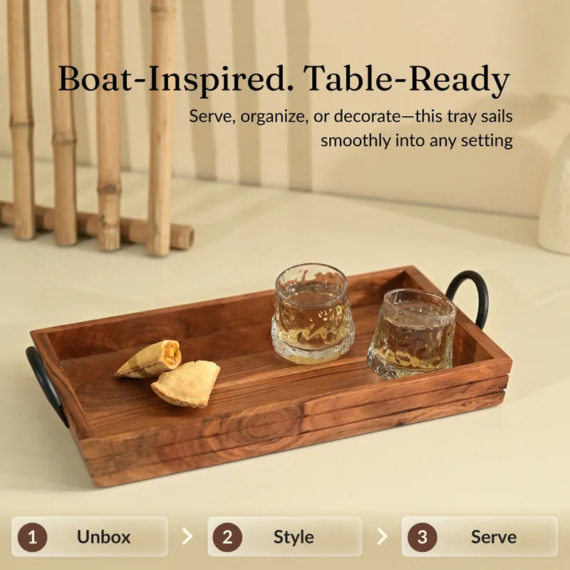 Hearthline Wood Serving Tray media 10