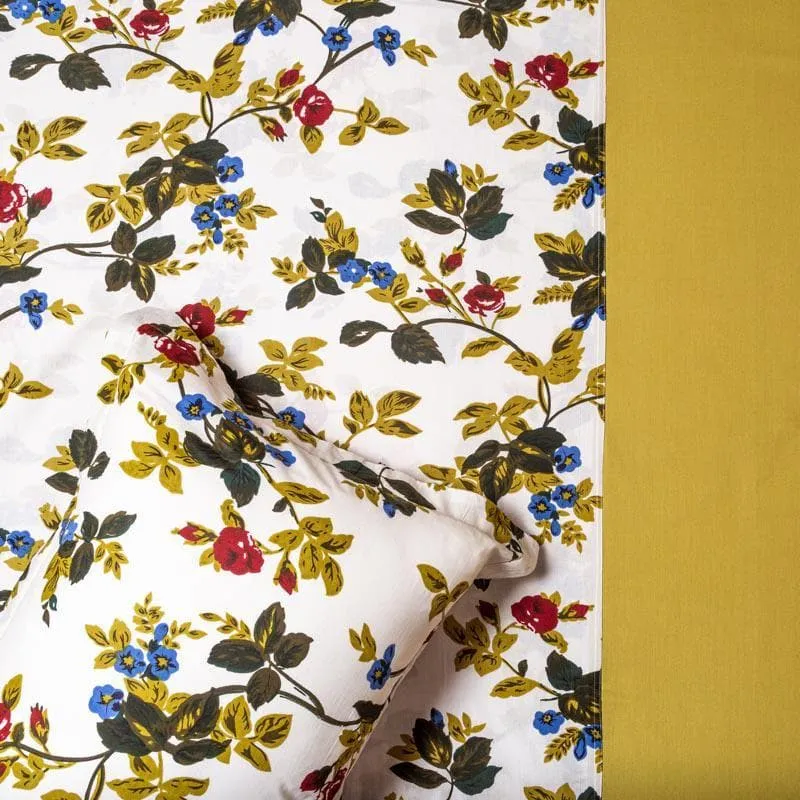 Swayam Fabulously Floral Cotton Bedsheet - 180 TC media 4