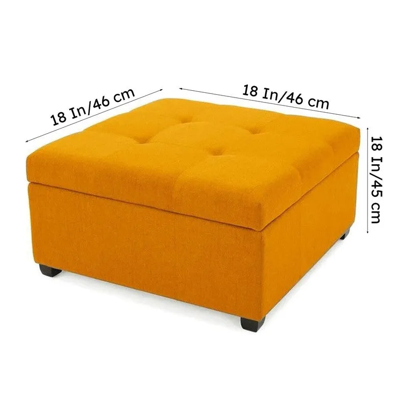 Uvaro Comelo Ottoman - Yellow media 10