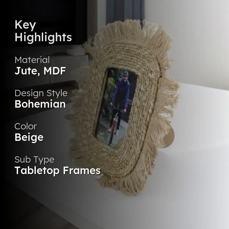 Jute Frill Photo Frame media 2