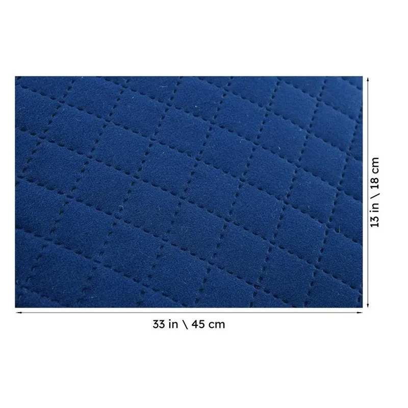 Osric Velvet Quilted Placemat (Blue) - Set Of Six media 8