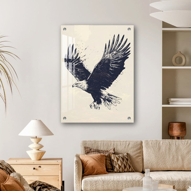 Skybound Eagle Flight Acrylic Wall Art