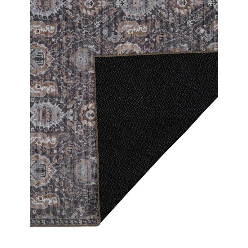 Rada Ethnic Polyester Carpet - Dark Grey media 6