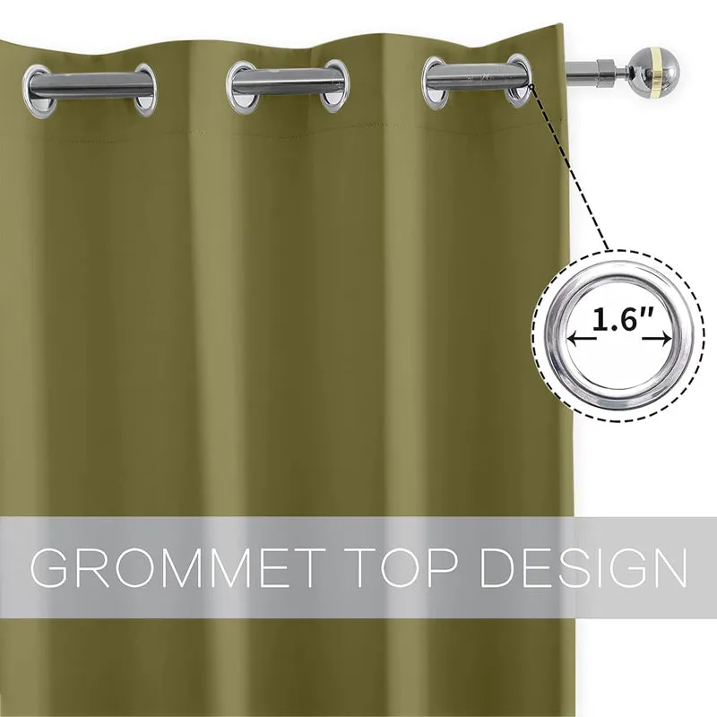 Vienna Pleated Curtain Valance (Khaki) - Set Of Two media 4