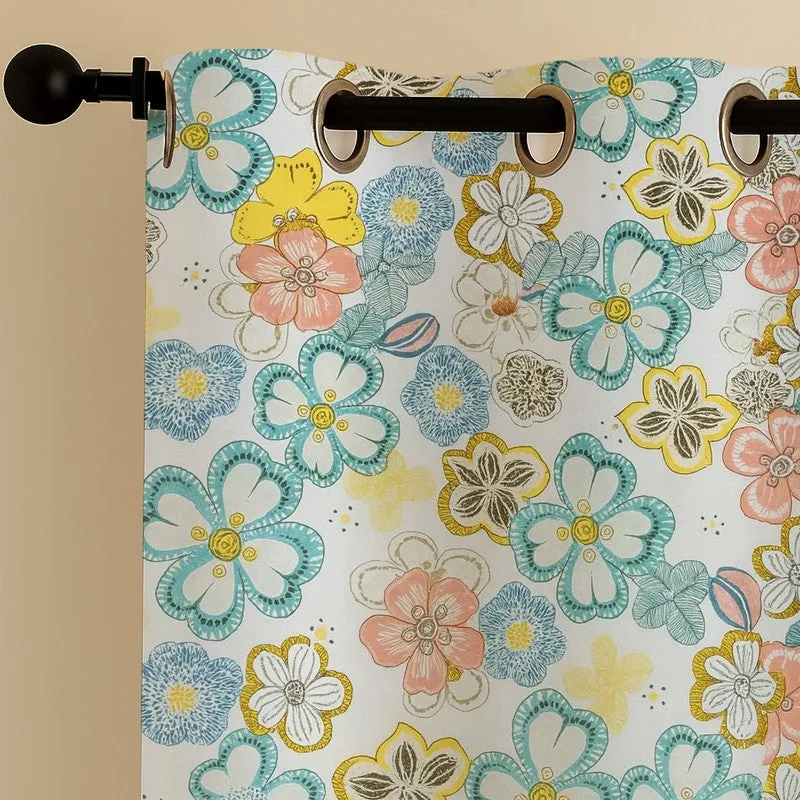 Springveil Cotton Curtains - Set Of Three media 5