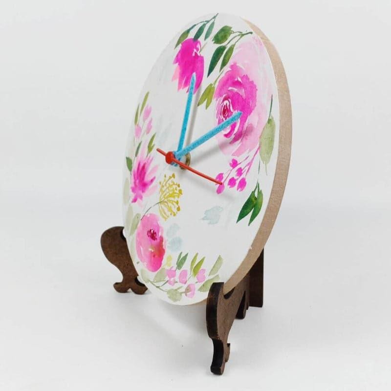 Magica Blossom Handpainted Table Clock media 4