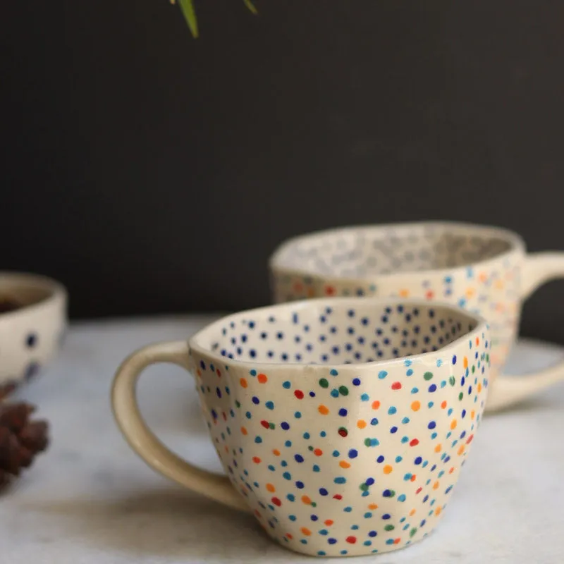 Quera Ceramic Tea Cup (250 mL Each) - Set of Ten media 11
