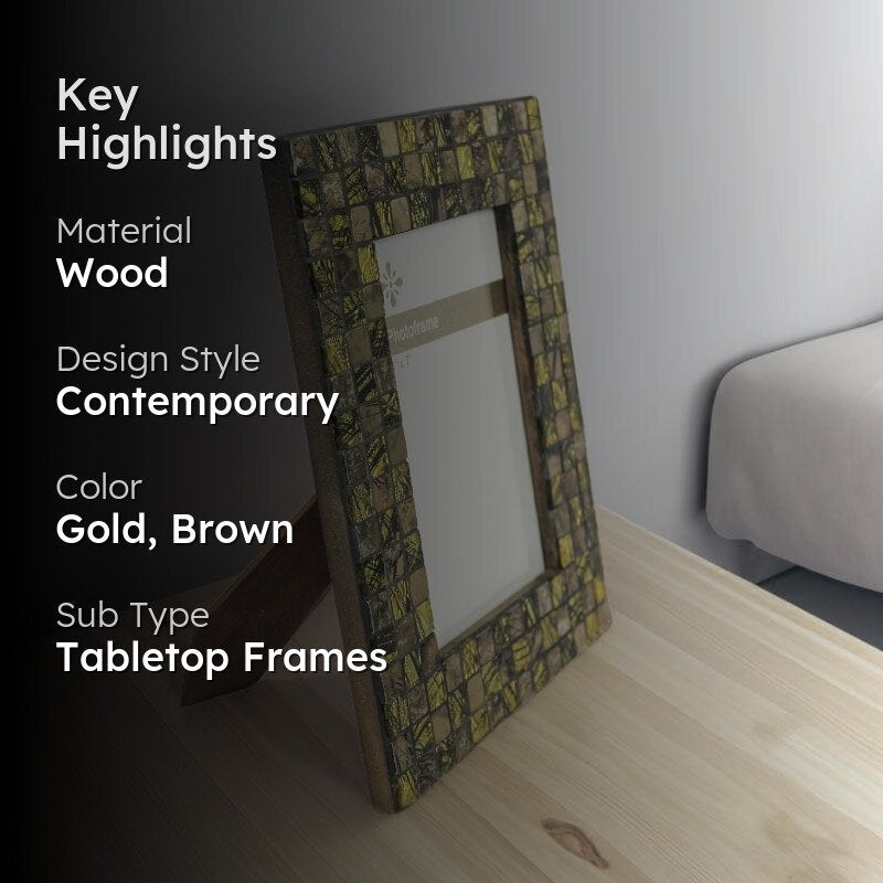 Get Me Jewlled Photo Frame - Gold media 2