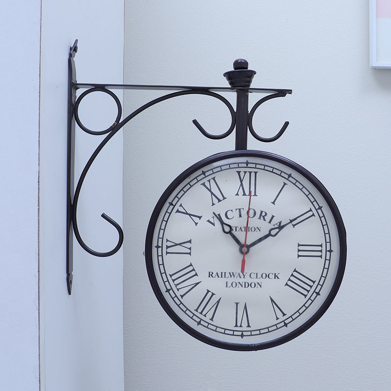 Time Sentinel Iron Wall Clock