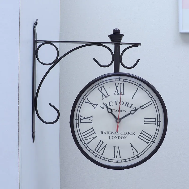 Time Sentinel Iron Wall Clock media 1