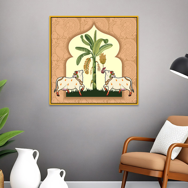 Beige,Green