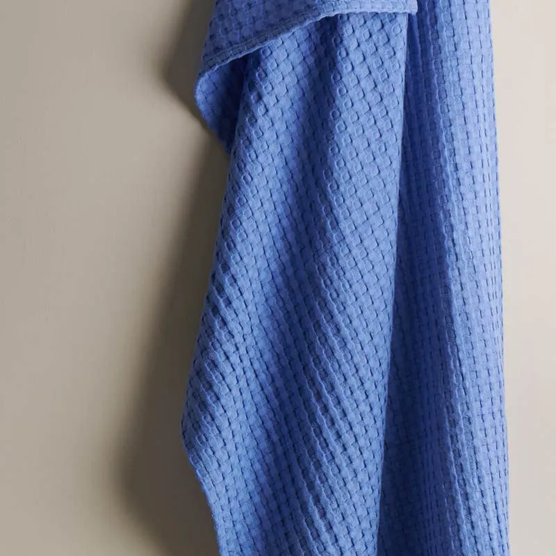 Alyssa Pebble Textured Waffle Bath Towel - Dark Blue media 1