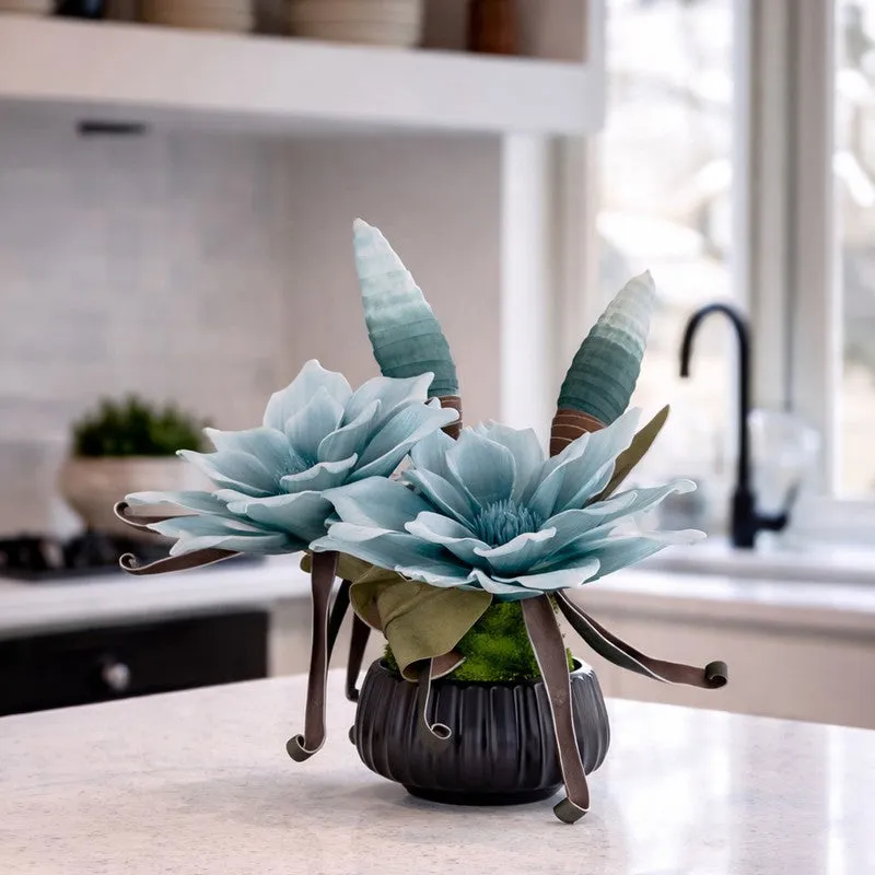 AarviDecor Ocean Mist Foam Artificial Flowers media 4