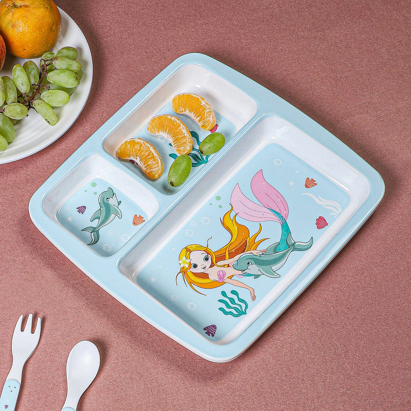 Mermaid Muse Kids Dinner Plate media 4
