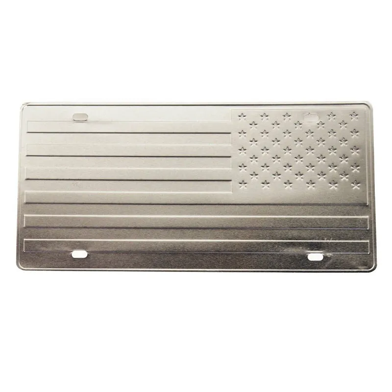 Weathered US Flag Retro Metal Wall Accent media 3