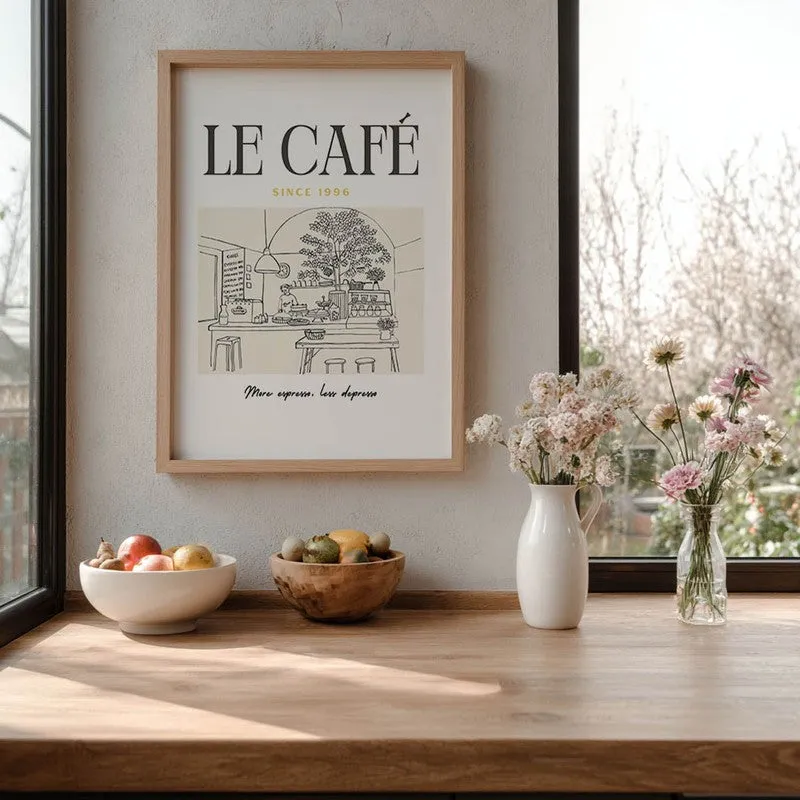 Abstra Kitchen Archival Canvas Wall Art - Brown media 7