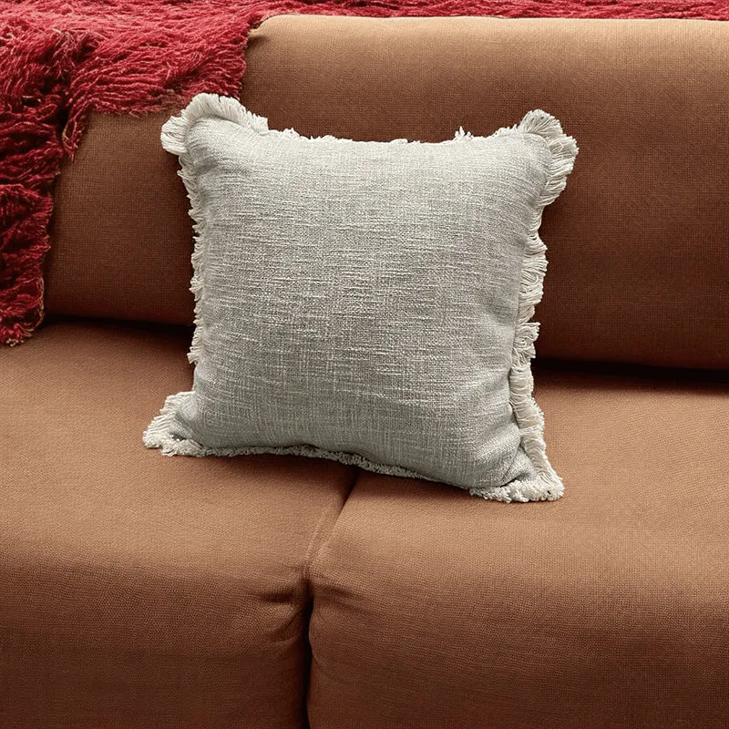 Cozy Codex Tufted Cushion Cover - Grey media 4