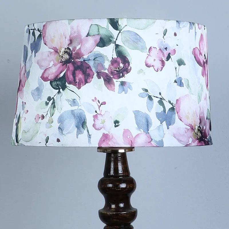 Lumikko Totem Printed Mango Wood Floor Lamp - Black media 4